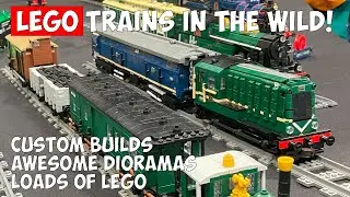 Finding LEGO Trains in the Wild! 🚂 | Hidden Gems at the Local Railway Museum