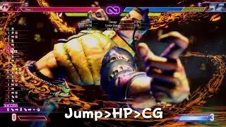 Street Fighter 6 Jamie Jump-HP-CG Combo