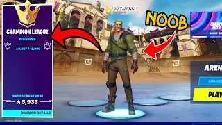 How a *NOOB* HIT CHAMPION LEAGUE IN FORTNITE! [Arena Division 8]