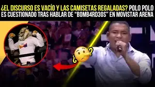 &iexcl;SE LE CAY&Oacute; EL SHOW! 😱 Polo Polo ACORRALADO tras discurso en el Movistar Arena sobre BOMB4RDEOS