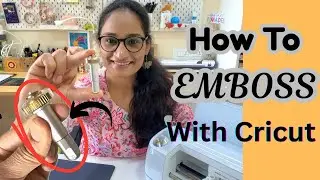 How to Emboss with Cricut , Easy to Follow Tutorial | Beginner Friendly #cricut #embossing