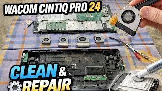 Wacom Cintiq Pro 24 Deep Cleaning & Fan Maintenance (Full Teardown & Thermal Paste Replacement)