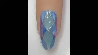 &ldquo;Harlequin&rdquo; Cateye | easy beginner at home nail art design idea