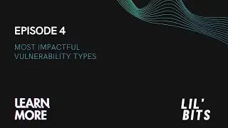 SSD Lil' Bits - Episode 4 - The most impactful vulnerability types