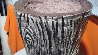 Reciclagem de balde para virar vaso de planta!