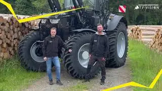 Kotschenreuther Systemschlepper, der Allesk&ouml;nner im Wald-, Forst-, Land-,Kommunalbetrieb mit Kran FL