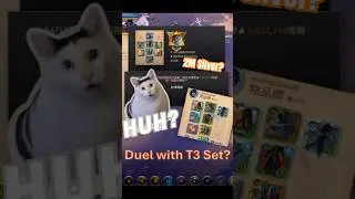 Can a T3 Set Win a 2M Silver Duel vs Cursed Staff ⁉️ #albion #albiononline #shorts