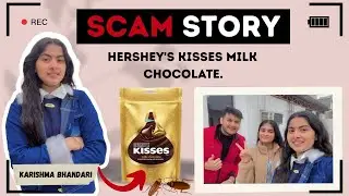Scam story hershey's kisses milk chocolate. #officelife #vlog #explore