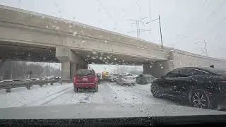 Driving in Snowy Toronto ❄️ -20&deg;C | Thornhill to Richmond Hill via Yonge Street