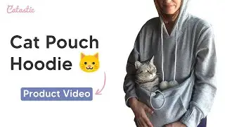 Cat Pouch Hoodie - Product Showcase