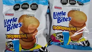 abriendo los nuevos Little Bites sorpresa de bimbo!!