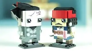 LEGO BRICKHEADZ 41593 / 41594 Stop motion build and review