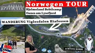 #83 Eikhamrane CP Hjelmeland Wanderung Hiafossen Oanes Angeln Fischen