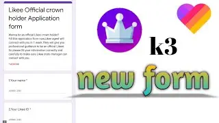 Likee app new crown form | how to get crown in likee app | new crown form