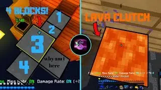 INSANE JITTER BRIDGE/BLOCK CLUTCH MONTAGE (Hypixel Skywars) (#1)
