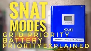 Snat Mode and Walk through | Grid Priority and Battery Priority Explained