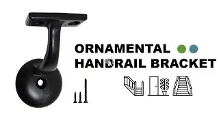 Stairway Support Hardware  Zinc Stair Exterior Ornamental Handrail Bracket | HOWTOOL Hardware