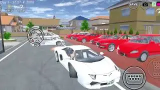 White and Red car collection at Boy Home 🏡😱 || Sakura School Simulator gameplay || Malik Asif Gamer 