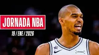 &iexcl;WEMBANYAMA CON UNA ESPECTACULAR NOCHE LIDERANDO A LOS SPURS!| Resultados Jornada NBA (19/ene/2026)