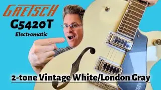 Gretsch G5420T Electromatic Vintage White/London Fog