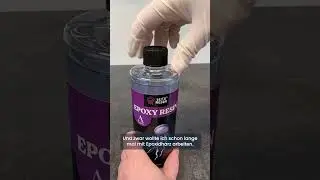 Mein erstes Kunstwerk mit Epoxidharz (Resin Art)