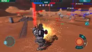 Cockroach Light Army Robot Beacon Occupation Play Video - War Robots