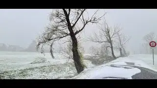 Hagel Downburst bei Reichenburg am 25.07.2021