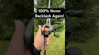 100% way to never backlash again ! #fishing #baitcasting #baitcast