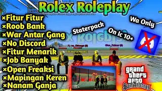 Share Server Gta SAMP Online No Discord Terbaru Server Masih Fresh!!!! |Rolex Roleplay |