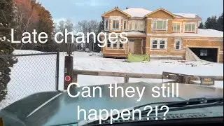 I make some late changes, can it still be done?!? House Build Pt 10