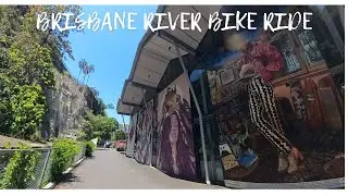 Scenic Bike Ride from Gateway Bridge to Southbank along the Brisbane River