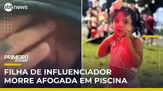 Filha de dois anos de influenciador morre afogada em piscina | #PrimeiroImpacto