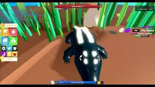 Roblox: little world, New gator boss, black and white.