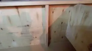 Como fabricar un escritorio para computadora con madera reciclada. Explicaci&oacute;n de como lo arme xD