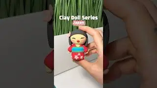 CLAY DOLLS DIY | Video tutorial how to clay Japan doll  #diy #clay #doll #japan
