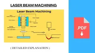 LASER BEAM MACHINING (DETAILED EXP - FIGURES )|| ADVANCED MANUFACTURING ENGINNEERING  ||( WITH PDF )