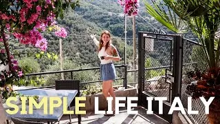 Living the simple life in our van in Italy