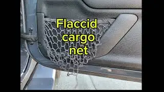 How to replace Jeep cargo net pocket with solid door insert