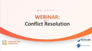 Webinar: Conflict Resolution in the Workplace