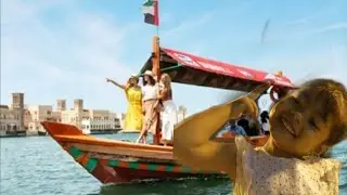 1AED tickets boats 🙀 dubai abra creek croosing.. 🇦🇪UAE#dubai #facts