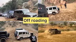 Off roading Thar with Bolero || Aravli hills gurugram || Bolero fsa di 😩
