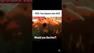 POV: You Spawned Into Attack on Titan 😭