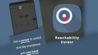 How to use Cursor on Android | One Hand Mode Android | Reachability Cursor app Tutorial