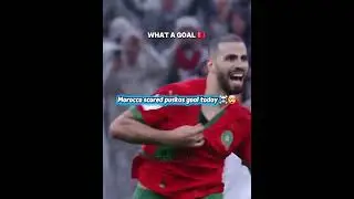 Morocco scored puskas goal today ☠️🤯