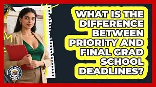 What Is The Difference Between Priority And Final Grad School Deadlines? - Grad School Mindset