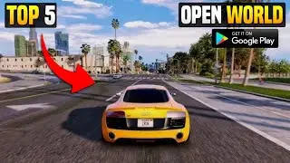 Top 5 Openworld Car Driving Games | (ONLINE & OFFLINE) For Android 