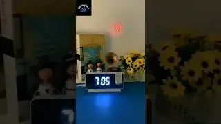 New table smart clock ⏰⏰ with alarm and dual screen Unboxing review #short#viralshort