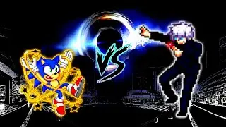 Sonic Chaos V4 JVL OP (все формы) против Limitless Gojo V2 OP в Jump Force Mugen
