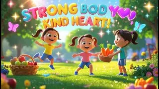 Strong Body, Kind Heart Song for Kids  Health & Kindness Together  Learning Poem for Children