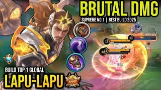 LAPU-LAPU BEST BUILD 2025 | BUILD TOP 1 GLOBAL LAPU-LAPU GAMEPLAY | MOBILE LEGENDS✓